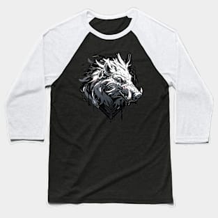 Mecha Tier Tiger Wolf Fuchs Cyborg Wildschwein Baseball T-Shirt